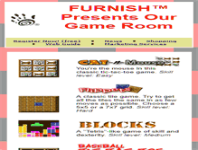 Tablet Screenshot of games.furnish.com